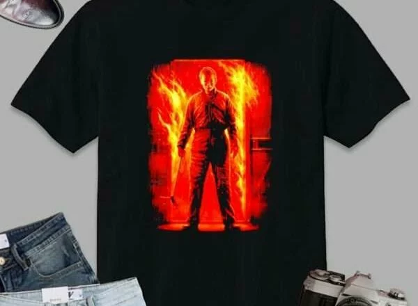 Michael Myers Let It Burn Halloween T shirt 56070455 1
